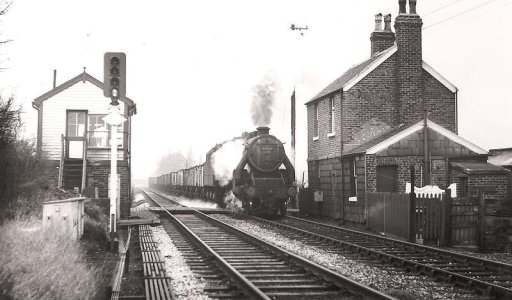 Class 8 Freight passing my house. 1960.jpg